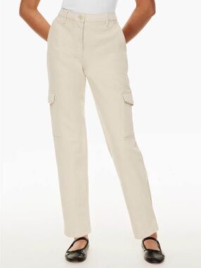 Aritzia Wilfred “Modern Cargo Pants” in Light Birch